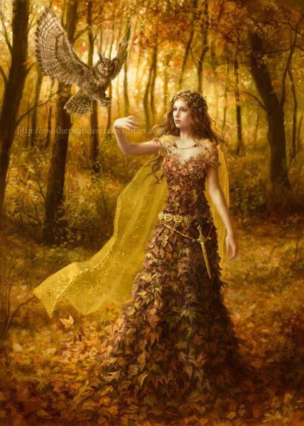 Fall Nature Dress Fall Nature Dress
