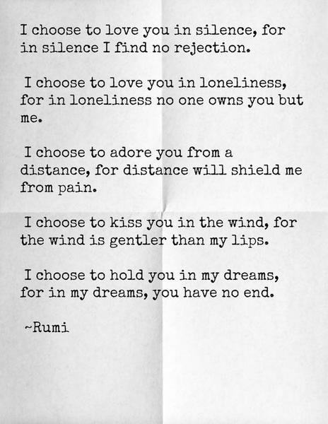Poem Contest Rumi Quote - All Poetry