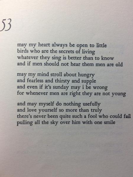 Poem contest e.e. Cummings poem - All Poetry