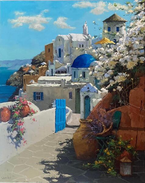 Poem contest Maximum 8 lines Art by Viktor Shvaiko “The Blue Gate ...