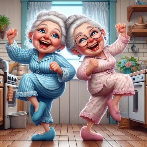 Poem contest Grandma Twins - a rhyming poem for children - All Poetry