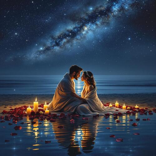 Poem contest Image Prompt - Candles By Sea - All Poetry