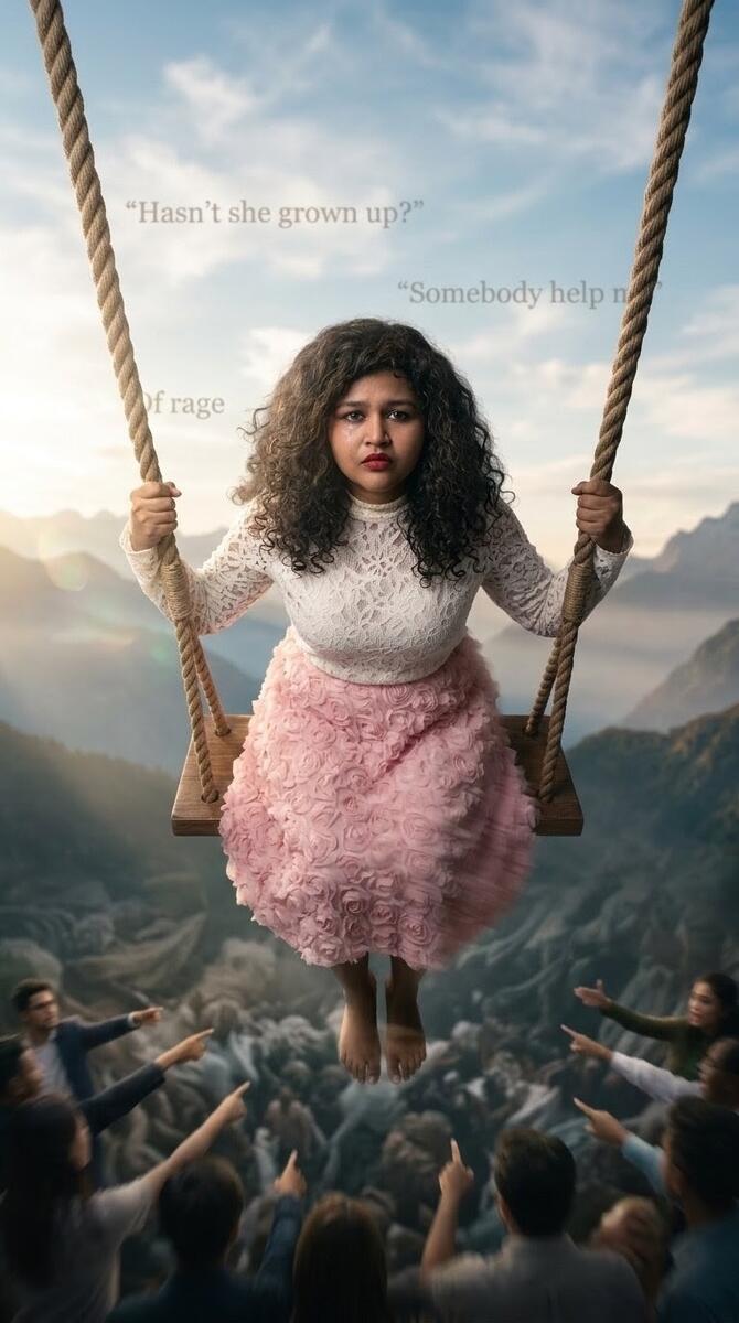 Mood on a Swing by Angel Paul