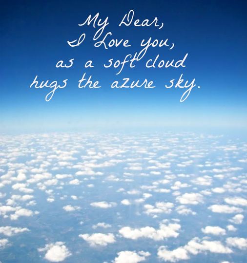 Atmosphere Love Quotes Quotes About Life In Blue Sky Background Modern