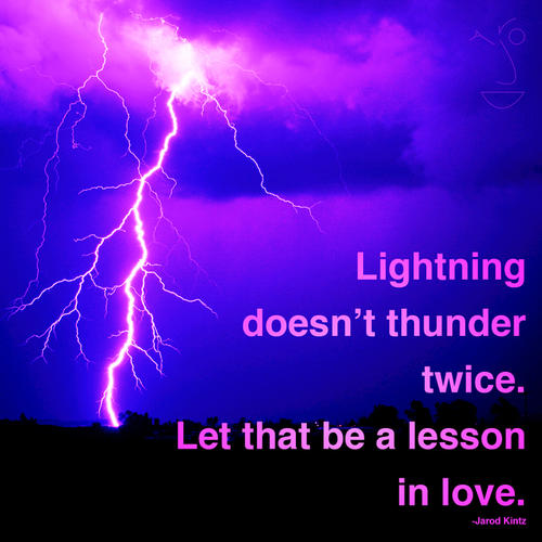 Lightning crashes  Words, Lyrics, Sayings