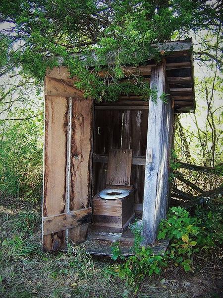 History of outhouses image