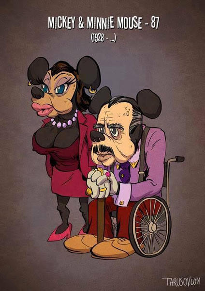 Mickey and Minnie Mouse elder years.. - a poem by Jasminehope - All Poetry