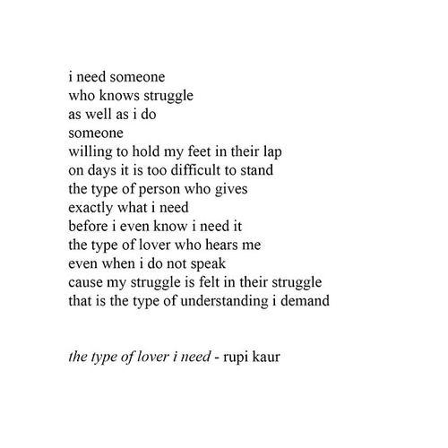 poems about struggles