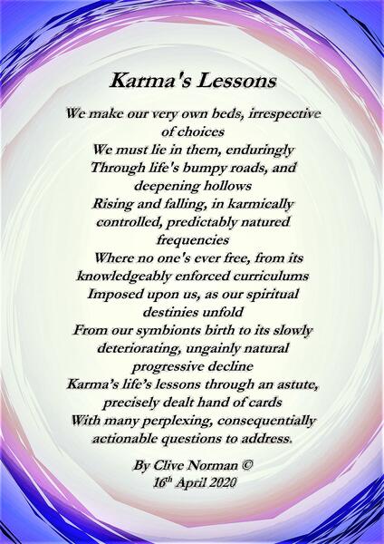 Karma Poems - Modern Award-winning Karma Poetry : All Poetry