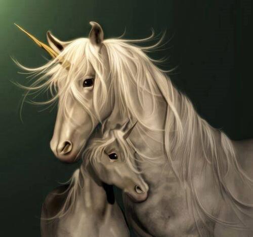 Unicorn and her foal - a poem by Nan529 - All Poetry