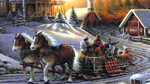 christmas sleigh ride