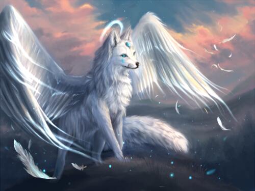 White Wolf Angel - a poem by UnsungPoet-tress - All Poetry