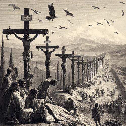 The Crucifixions Along Appian Way - a poem by kareneisenlord Klge - All  Poetry