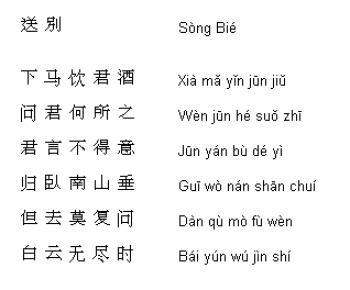 wang wei famous poems